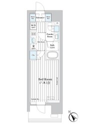 ライオンズフォーシア築地ステーションの物件間取画像